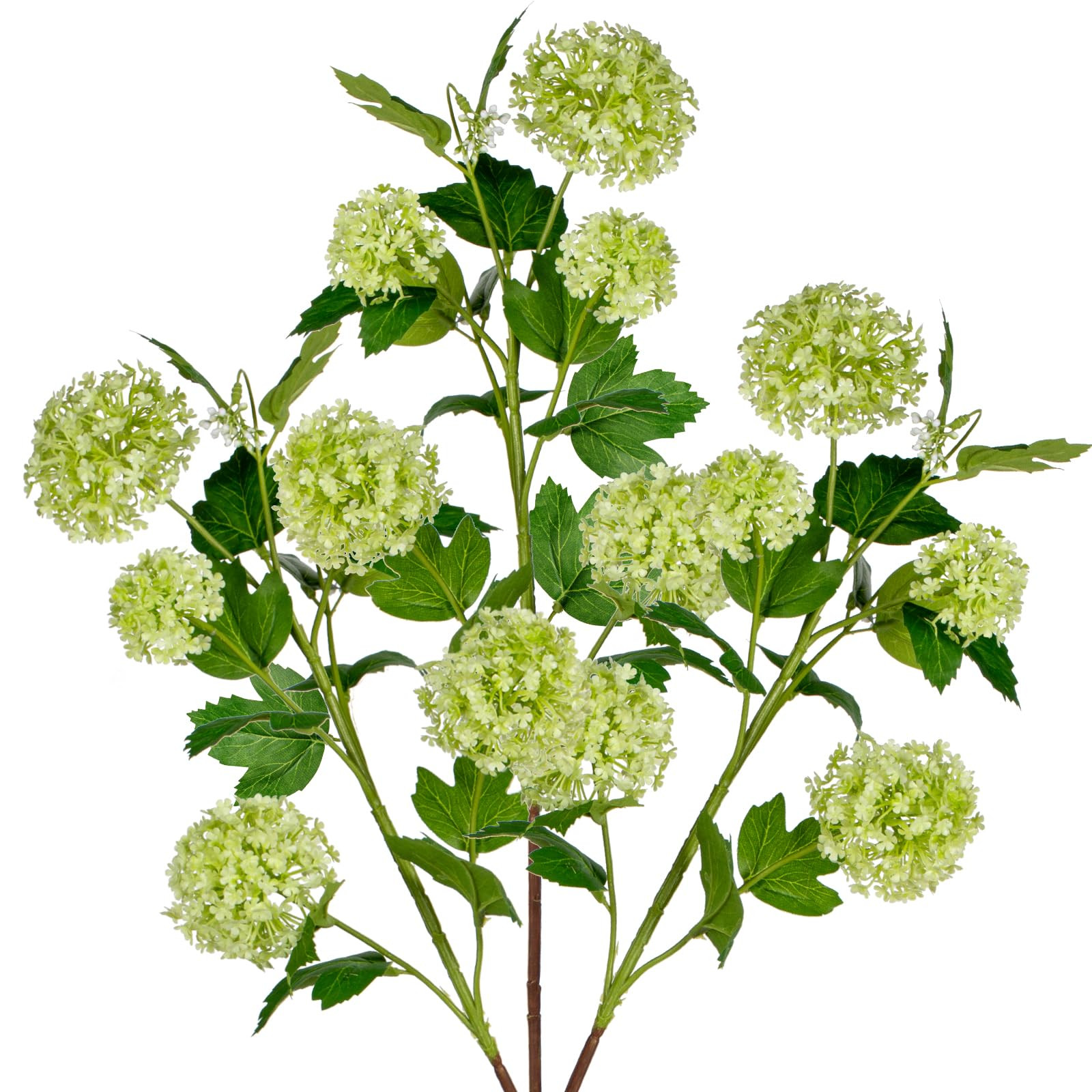 Faux Hydrangea Flowers 31" Light Green Artificial Hydrangea Spray with 5 Flower Heads, 3 Per Bag.... | Amazon (US)