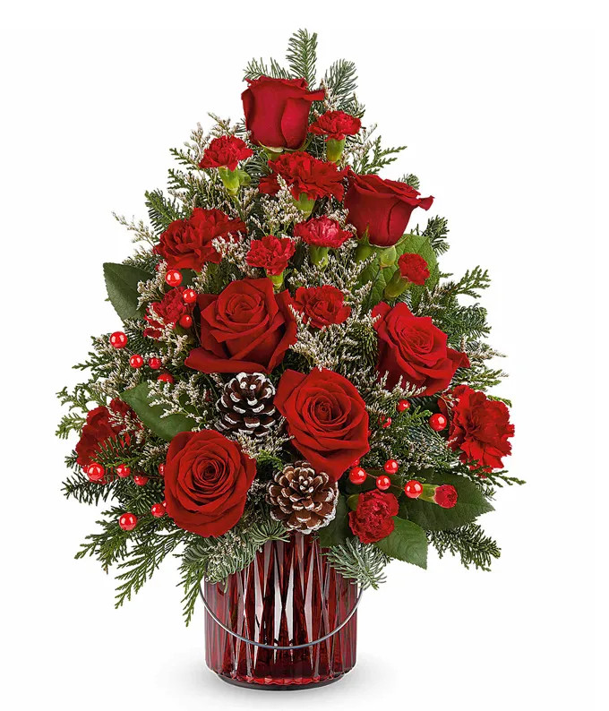 Ruby Red Holiday Tree | From You Flowers