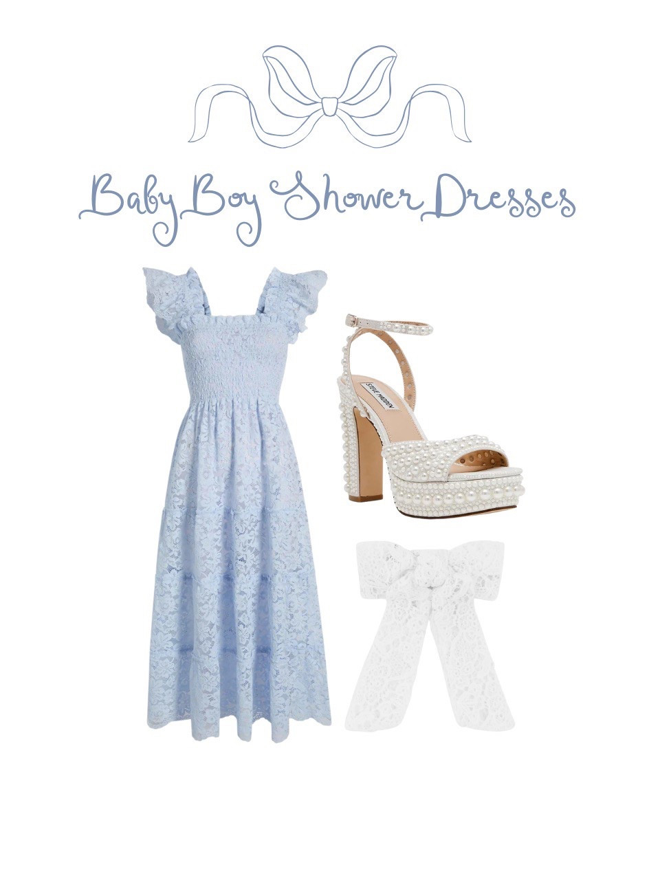Baby boy baby shower dress ideas for mom to be! I have this dress in pink and it’s so comfy. 

Baby shower / baby shower dresses / something blue / boy mom / baby boy / shower guest dresses 