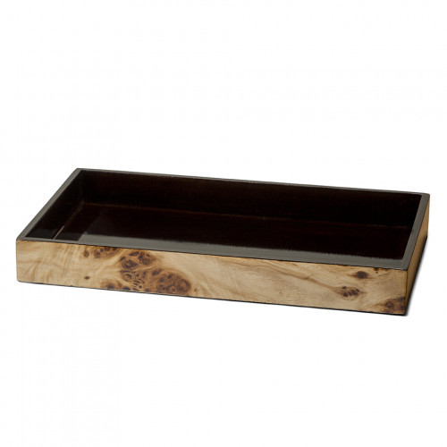 LaDorada Burl Veneer Vanity Tray | Gracious Style