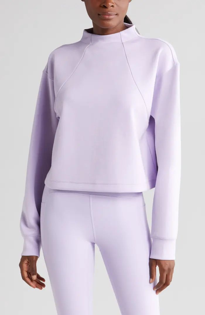 Zella Luxe Scuba Sweatshirt | Nordstrom | Nordstrom