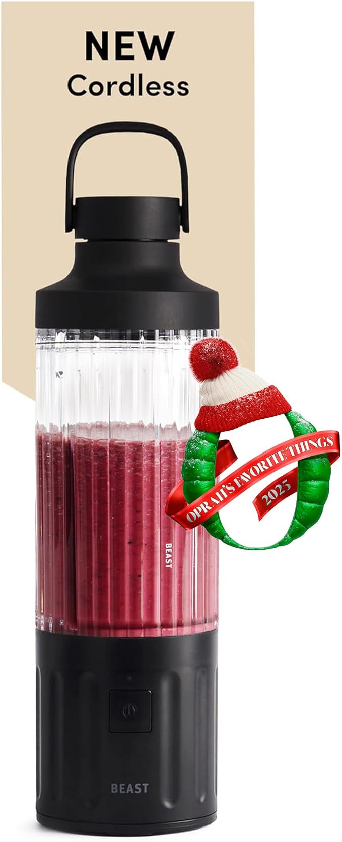 Beast GO Cordless, Premium Portable Blender for Shakes & Smoothies, 22oz Blending Vessel, Blends ... | Amazon (US)