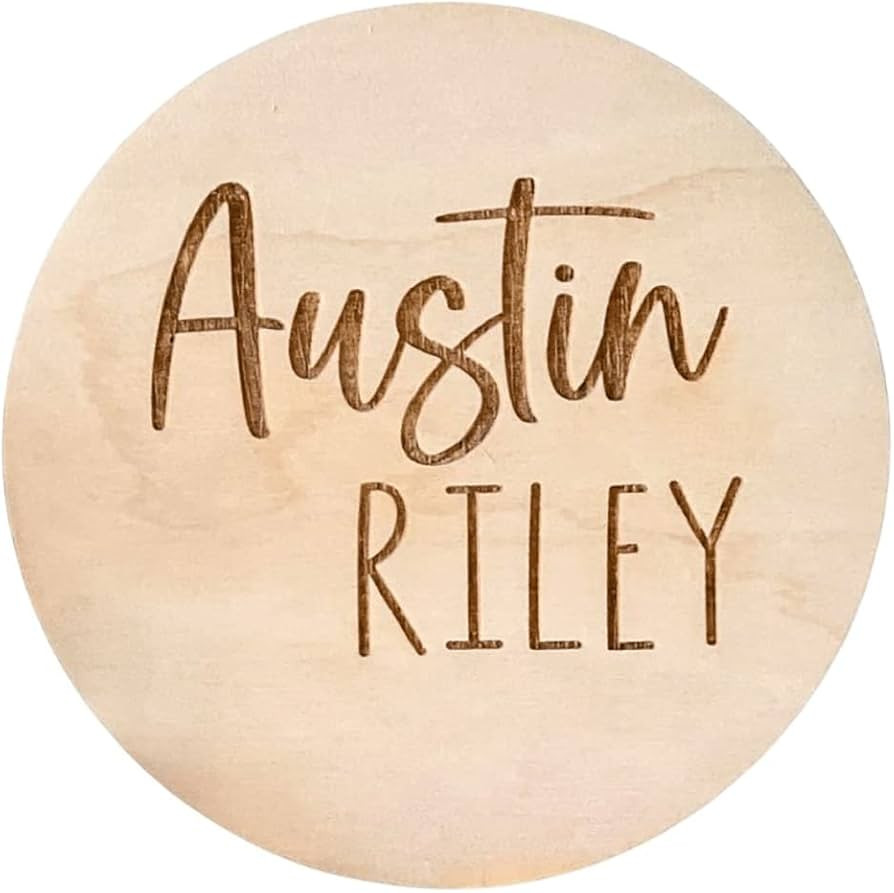 Personalized Newborn Announcement Sign for Hospital - Single Sided - Wooden Birth Announcement Si... | Amazon (US)