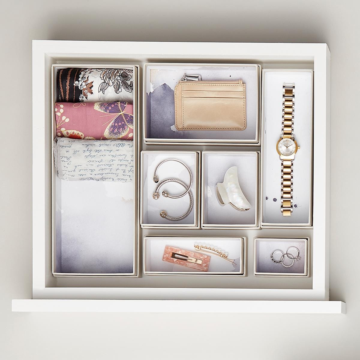 Marie Kondo 14-Piece Calm Hikidashi Small Organizer Boxes | The Container Store