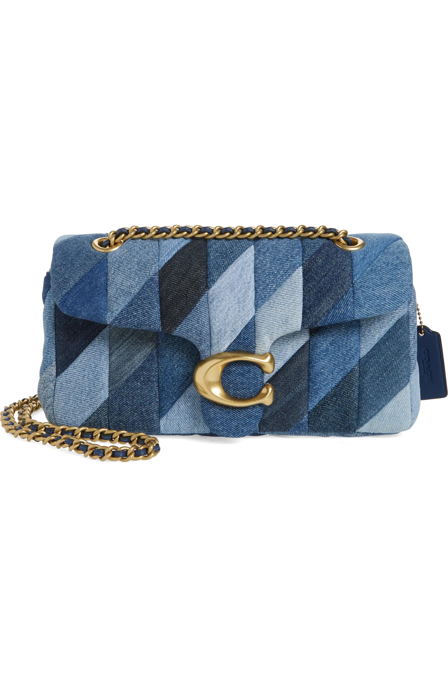 COACH Tabby Quilted Patchwork Denim Shoulder Bag | Nordstrom | Nordstrom