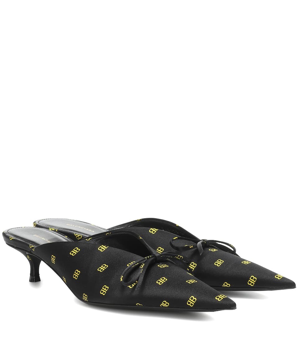 Mules BB Knife aus Satin | Mytheresa (DACH)