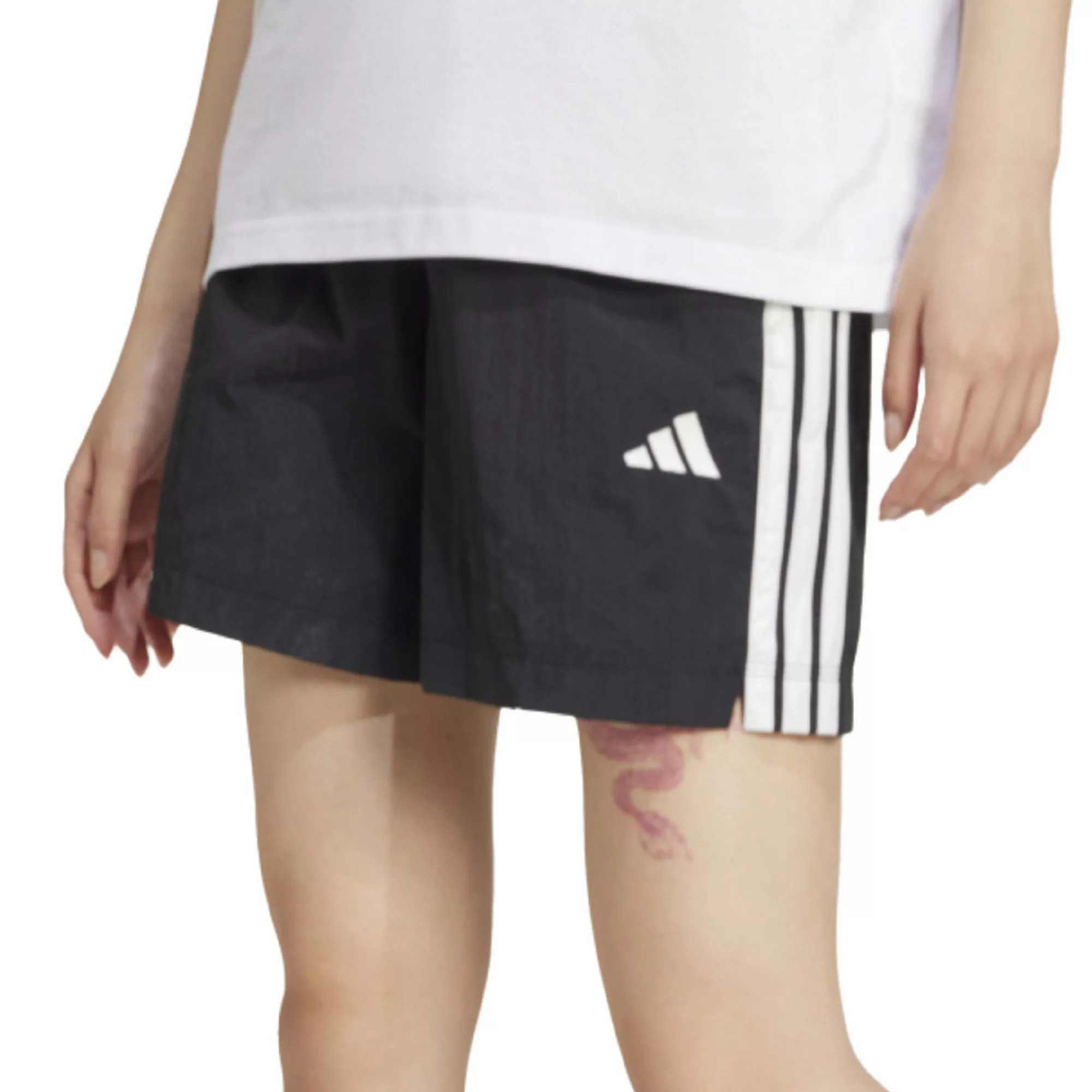 Women's adidas Essential 3-Stripes Sportswear Woven Shorts | Kohl's