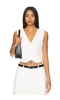 SER.O.YA Fraser Suiting Vest in Porcelain from Revolve.com | Revolve Clothing (Global)