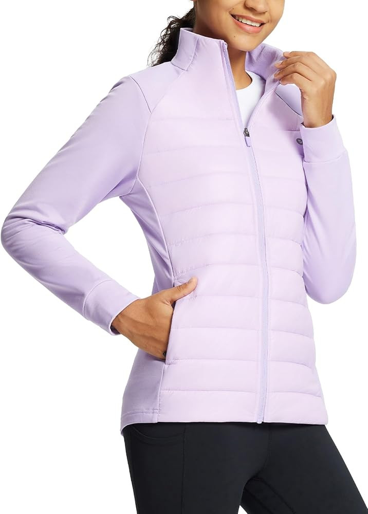 BALEAF Women's Lightweight Warm Jacket Running Insulated Water Resistant Fall Jackets Winter Hiki... | Amazon (US)