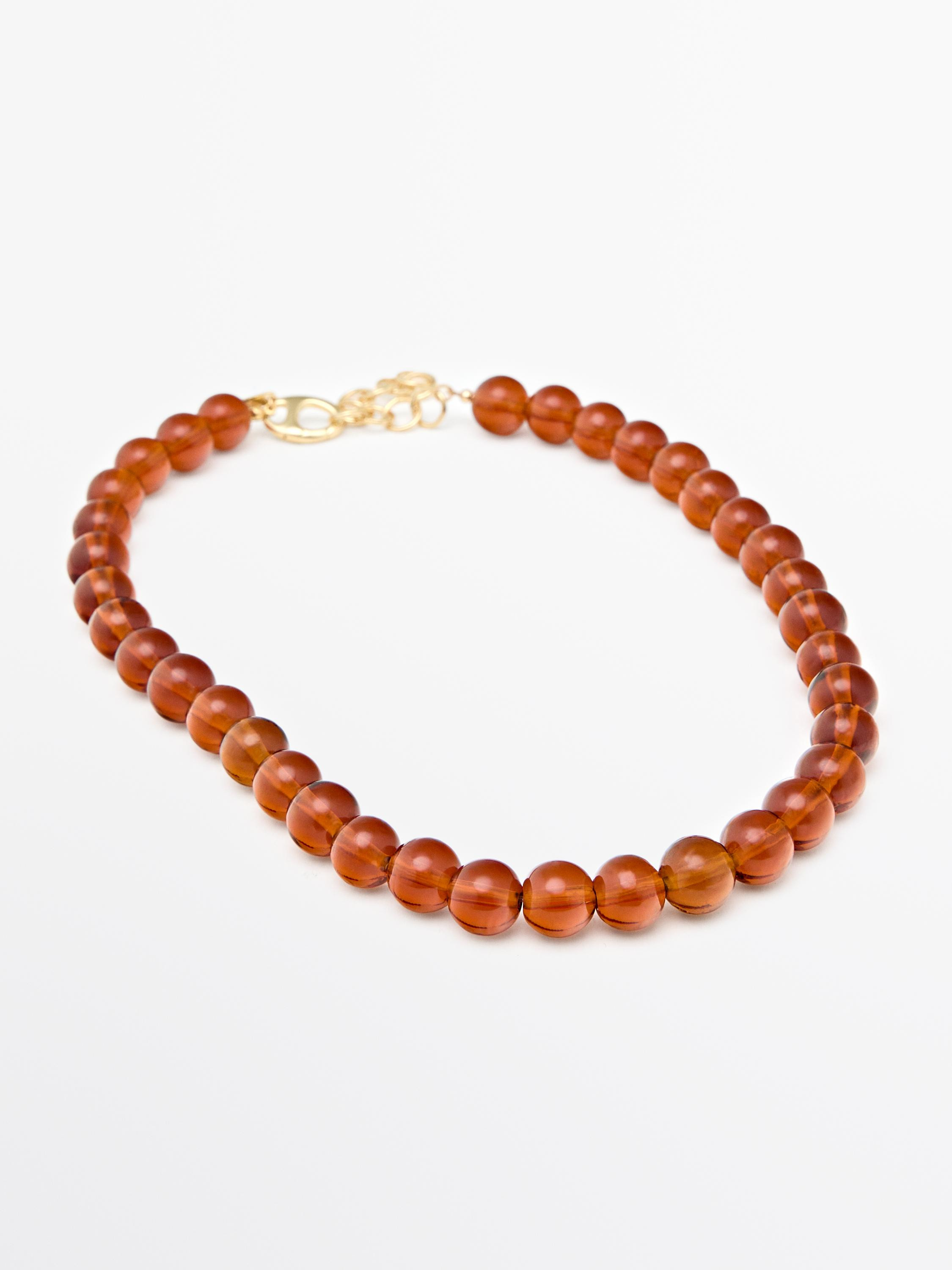 Necklace with glass beads | Massimo Dutti US