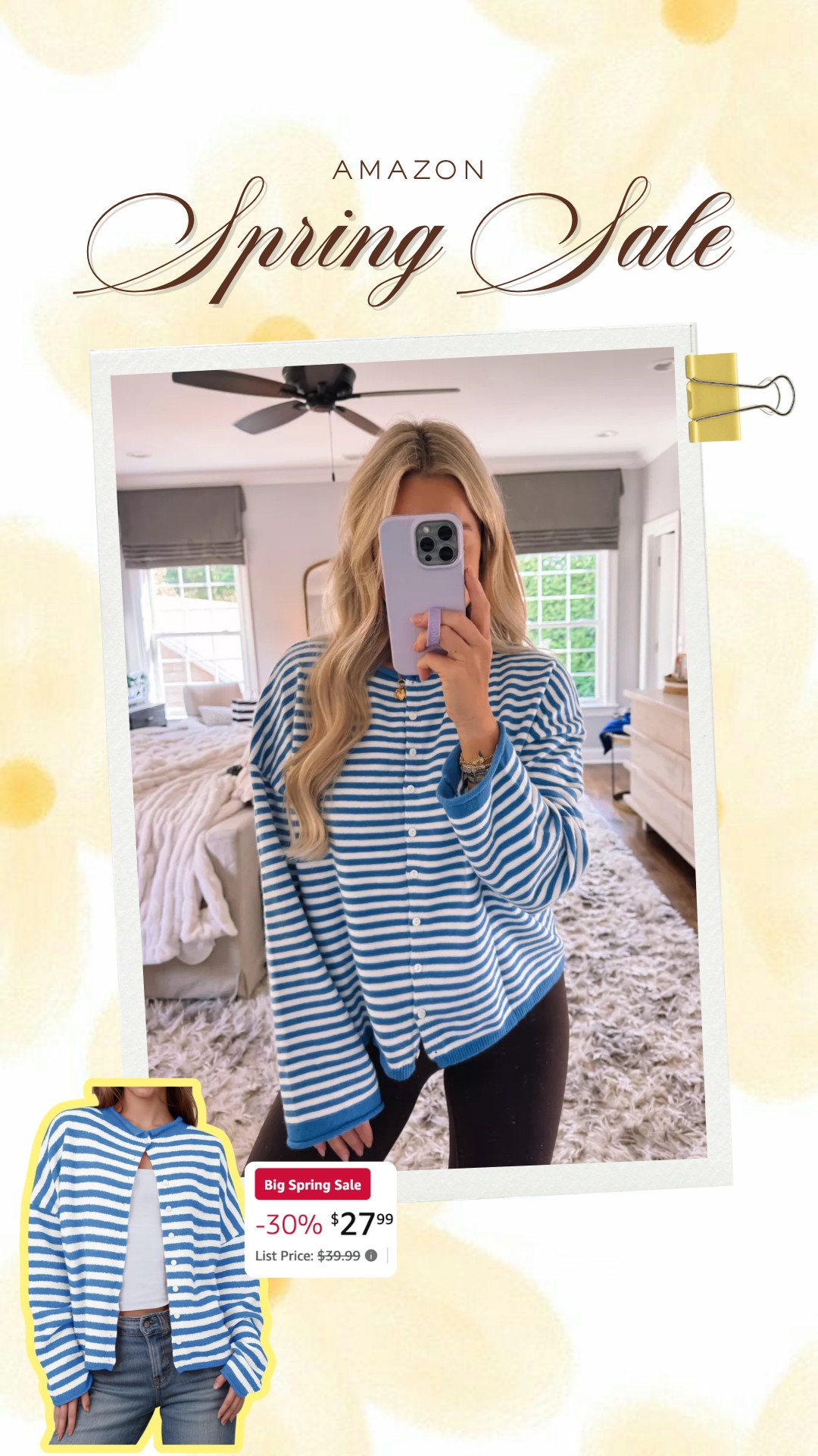 My striped cardigan is on sale for the Amazon Spring Sale!

amazon finds, amazon sale, spring sale 

 #LTKootd #LTKSaleAlert