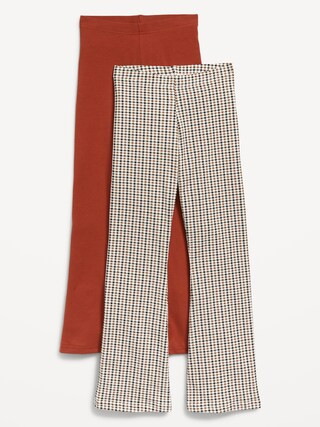 2-Pack Built-In Tough Full-Length Flared Leggings for Girls | Old Navy (US)