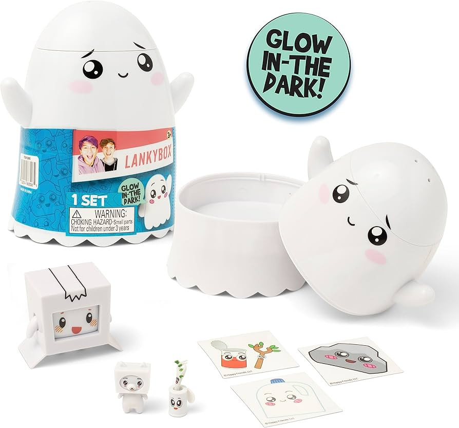 LankyBox Ghosty Glow Mystery Box Ghosty Mystery Box with 7 Exciting Toys to Discover Inside, Offi... | Amazon (US)
