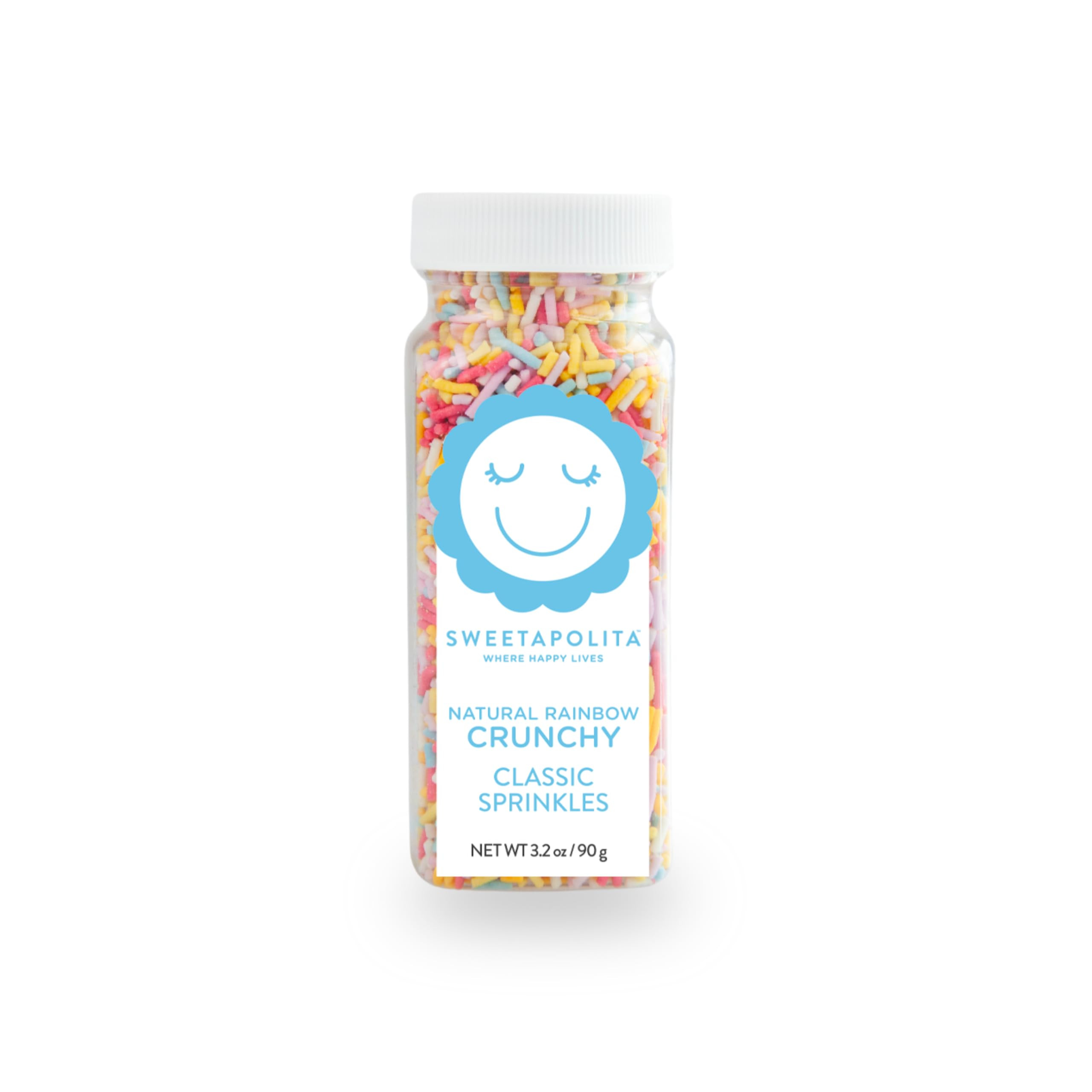 Sweetapolita Natural Rainbow Crunchy Sprinkles - Plant Based - Great for Baking and Decorating, C... | Amazon (US)