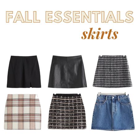 the perfect basic mini skirts for autumn 2022!! 

#LTKstyletip #LTKSeasonal #LTKGiftGuide