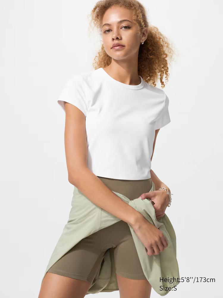 AIRism Soft Cropped T-Shirt | UNIQLO (US)