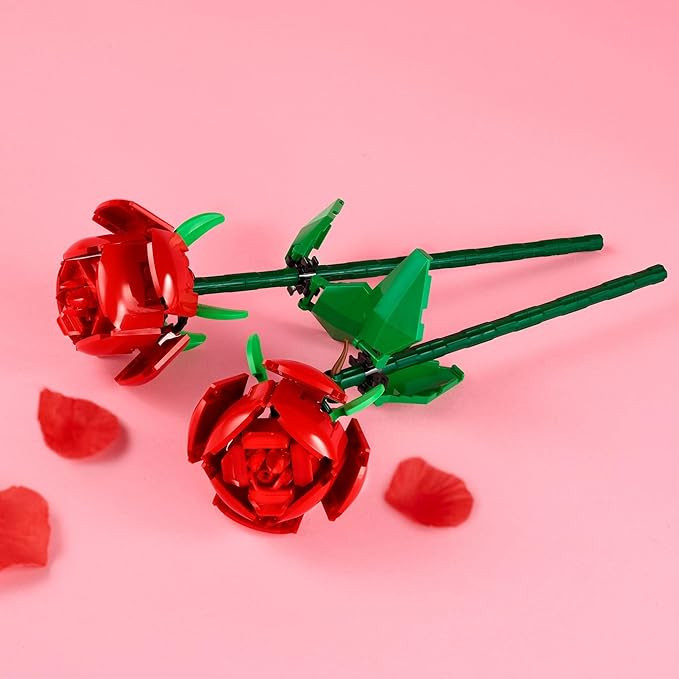 LEGO Roses - Building Toy for Kids, Girls & Boys, Ages 8+ - Artificial, Fake Roses for Home Decor... | Amazon (US)