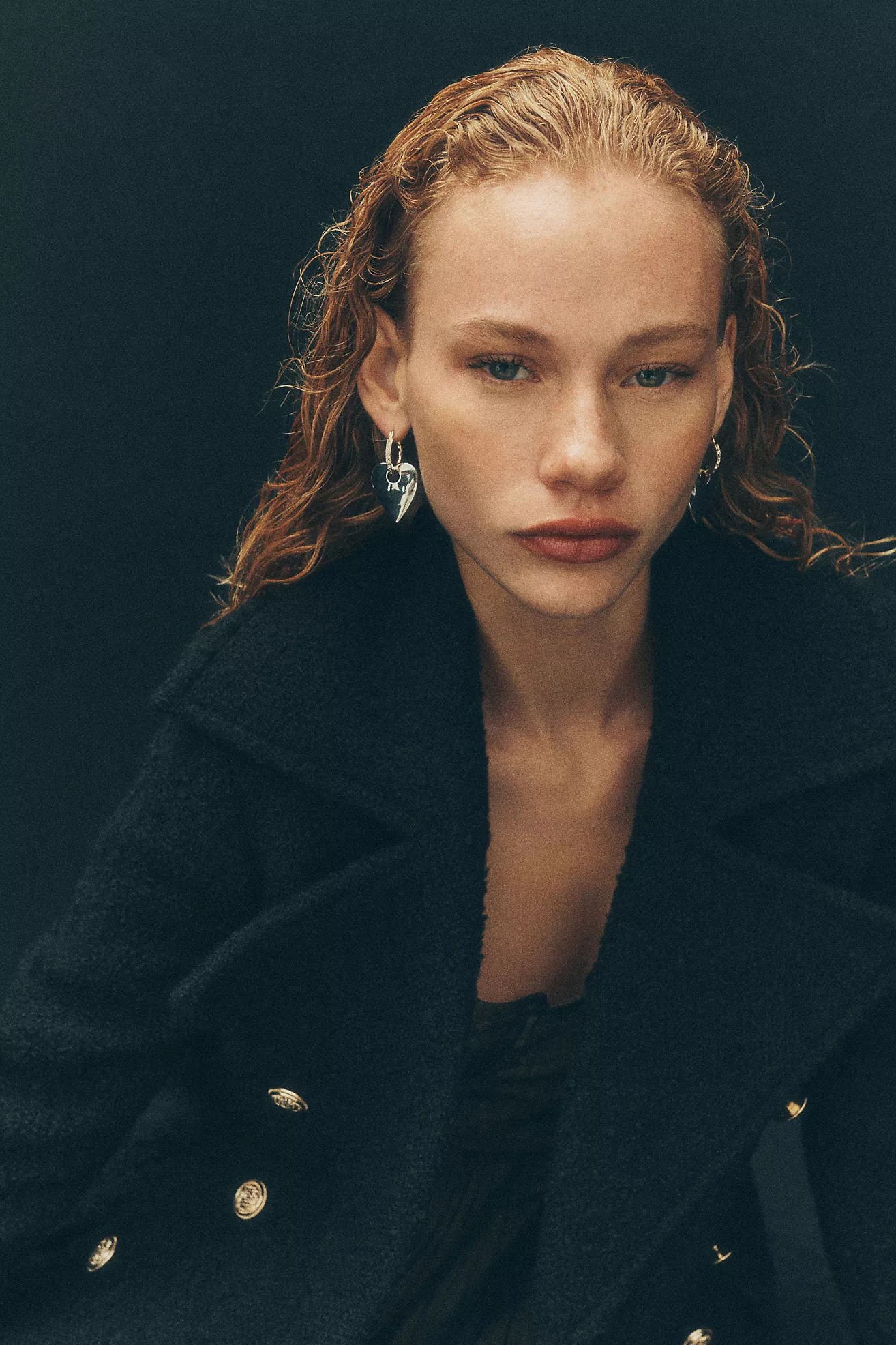 Maeve Sculpted Long Lady Coat | Anthropologie (US)