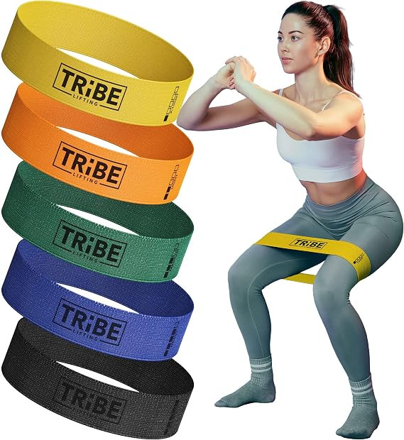 Fabric Resistance Bands for Working Out - Booty Bands for Women and Men - Exercise Bands Resistan... | Amazon (US)