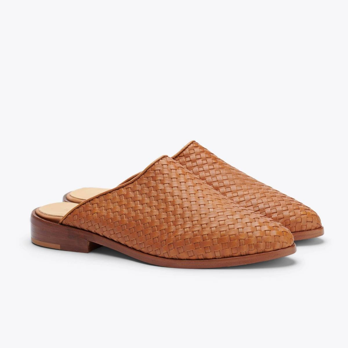 Ama Woven Mule Woven Brown | Nisolo