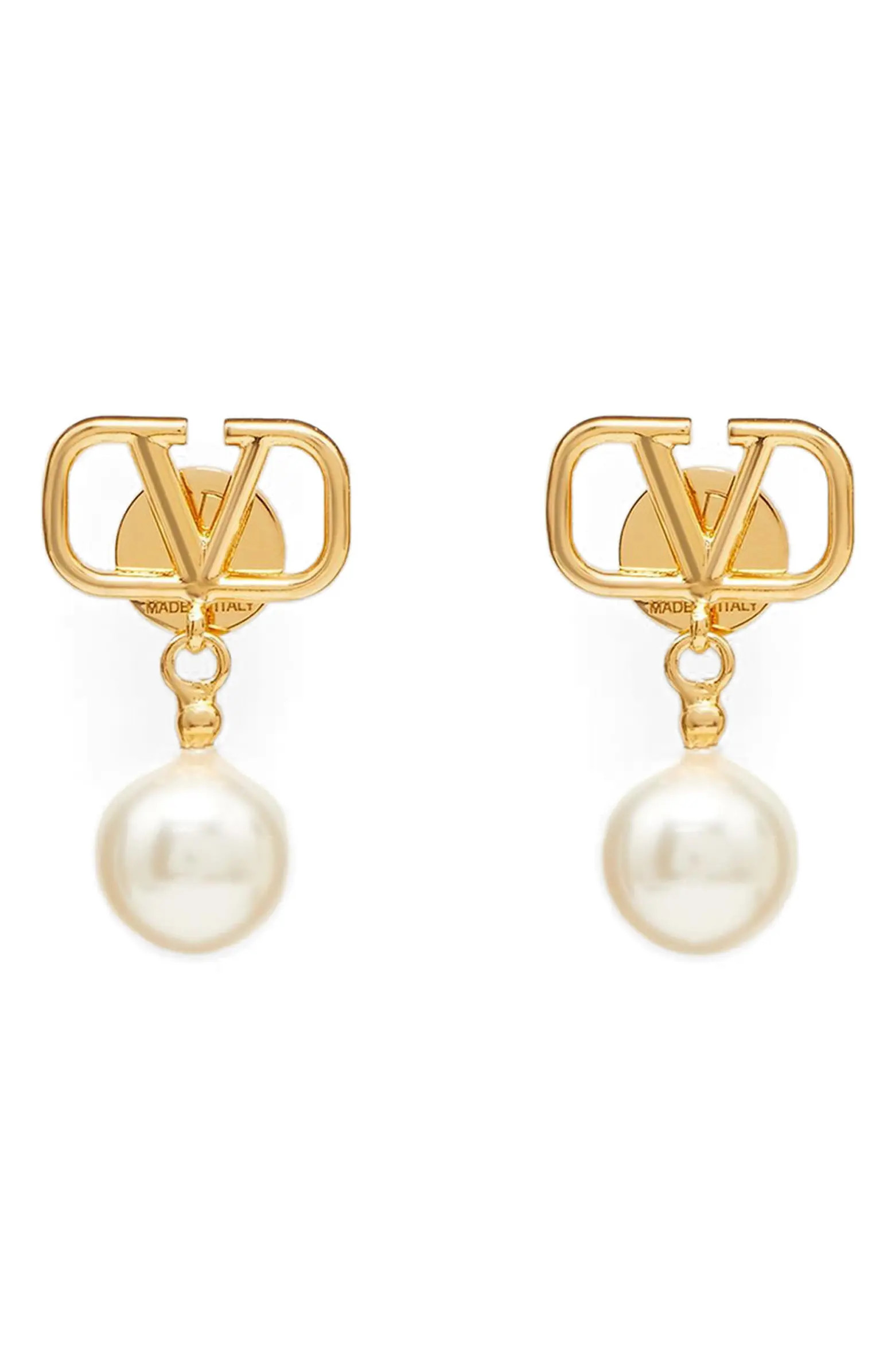 VLOGO Imitation Pearl Drop Earrings | Nordstrom