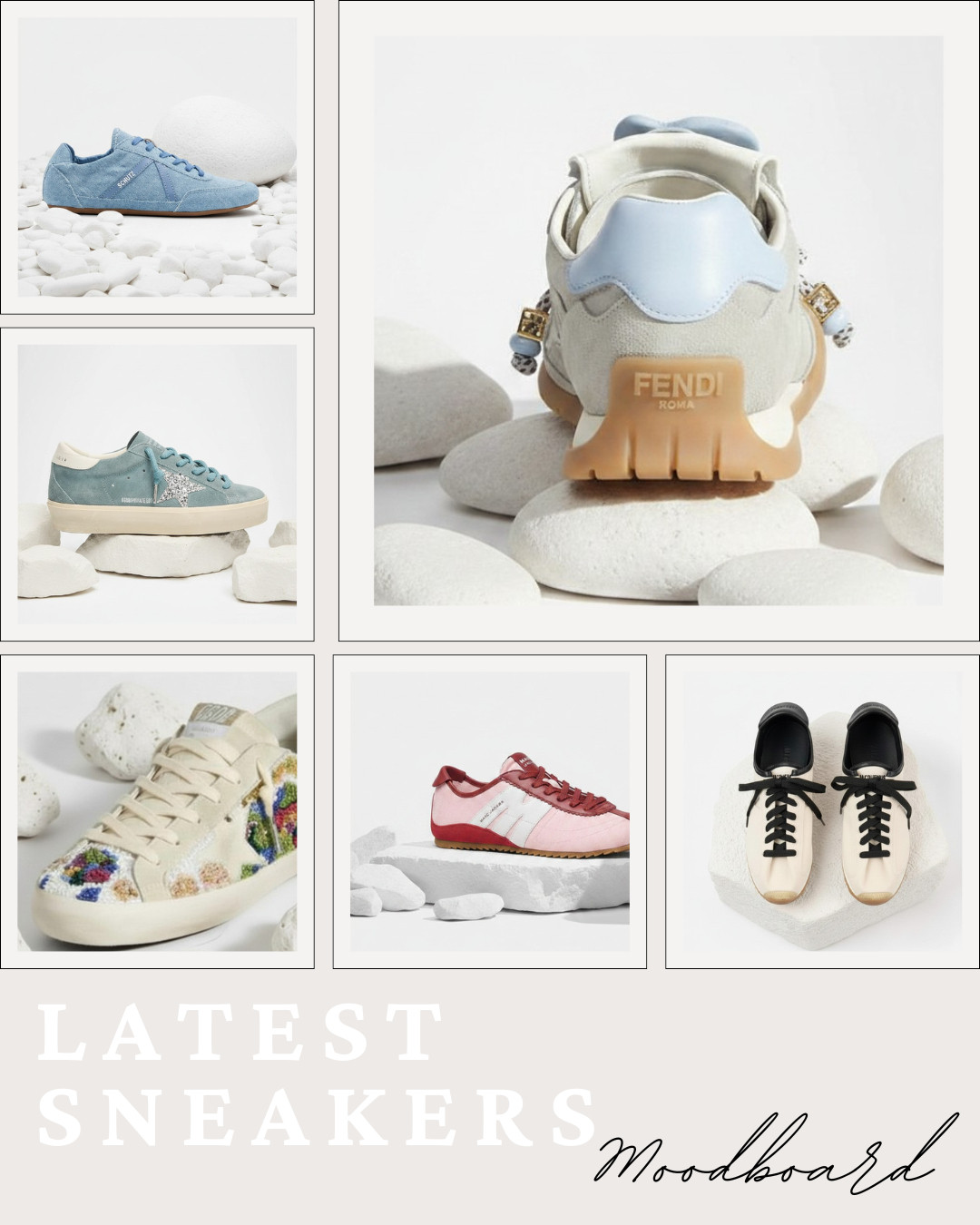 Fresh off the streets and straight into your feed — the latest sneaker moodboard is all about clean lines, bold energy, and everyday versatility. From minimal neutrals to statement soles, these picks are built to move with you.

The kind of sneakers that carry every look from effortless daytime fits to late-night city walks — comfort, edge, and modern cool in every step. 🖤 

 #LTKgrwm #LTKootd #LTKTravel