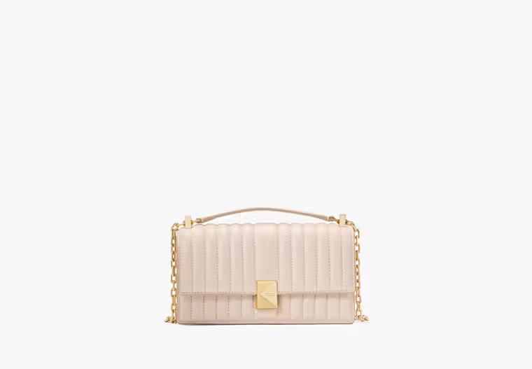 Deco Quilted Mini Flap Chain Crossbody | Kate Spade (US)