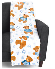 Hanukkah Teddy Bears Fleece Throw | Pillows & Decor | Marshalls | Marshalls