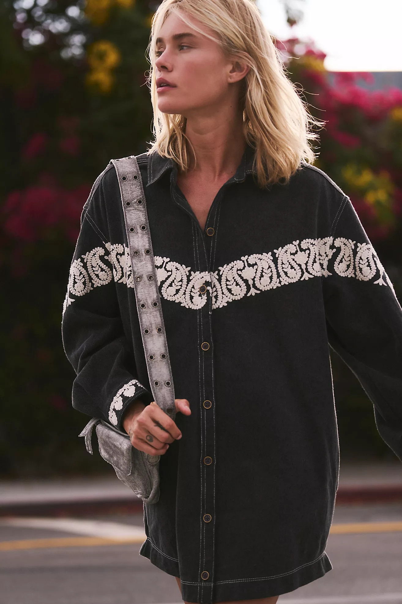 Bali Midnight City Denim Mini Dress | Free People (Global - UK&FR Excluded)