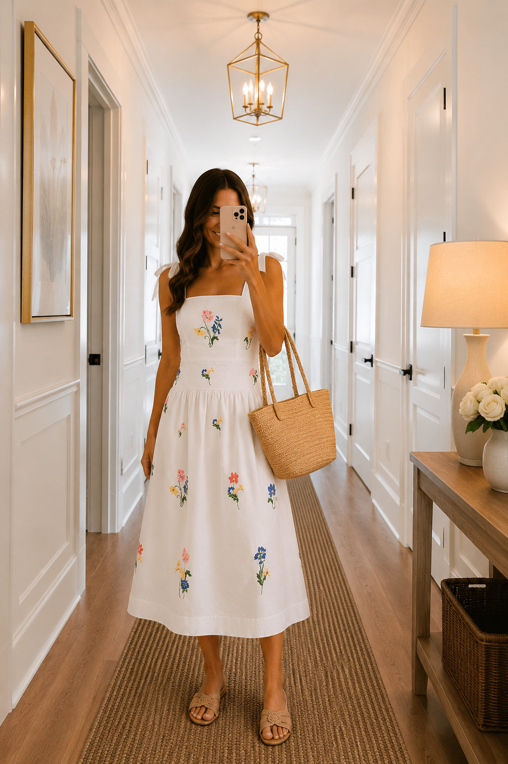 Walmart keeps surprising me with the cutest dresses! 🌸

This embroidered floral midi is one of those pieces that looks boutique, but it's just $23! I love the feminine silhouette, delicate floral details, and tie straps—it’s an easy throw-on-and-go dress that still feels polished.

Perfect for summer vacations, brunch with friends, bridal showers, farmers markets, or date night. Pair it with woven sandals and a straw tote, and you're set!

Everything is linked in my LTK. 🤍✨

#WalmartFashion #LTKWalmart #WalmartFinds #AffordableFashion #SummerDress #FloralDress #VacationOutfit #BrunchStyle #ResortWear #SummerStyle #EverydayFashion #StyleInspiration #NeutralStyle #BudgetFriendlyFashion #OOTD #FashionFinds #LTKStyle #LTKFinds #SummerWardrobe #Under25Finds 

 #LTKootd #LTKOver40 #LTKMidsize