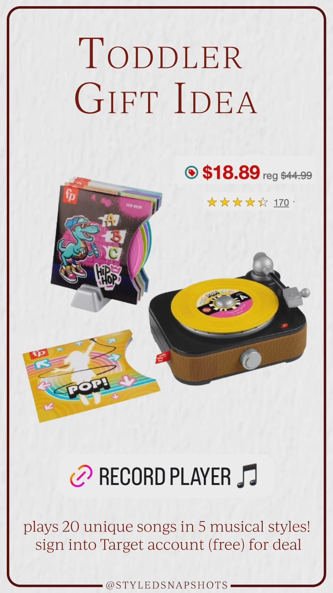 Toddler gift idea on sale for under $20 🎁

#LTKFindsUnder50 #LTKKids #LTKGiftGuide