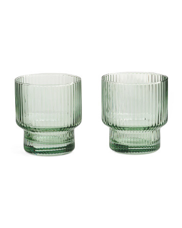 Set Of 2 Optic Double Old Fashioned Glasses | Drinkware | Marshalls | Marshalls