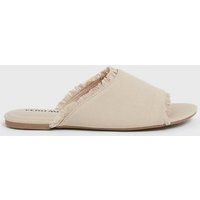 Vero Moda Off White Frayed Sliders New Look | New Look (UK)