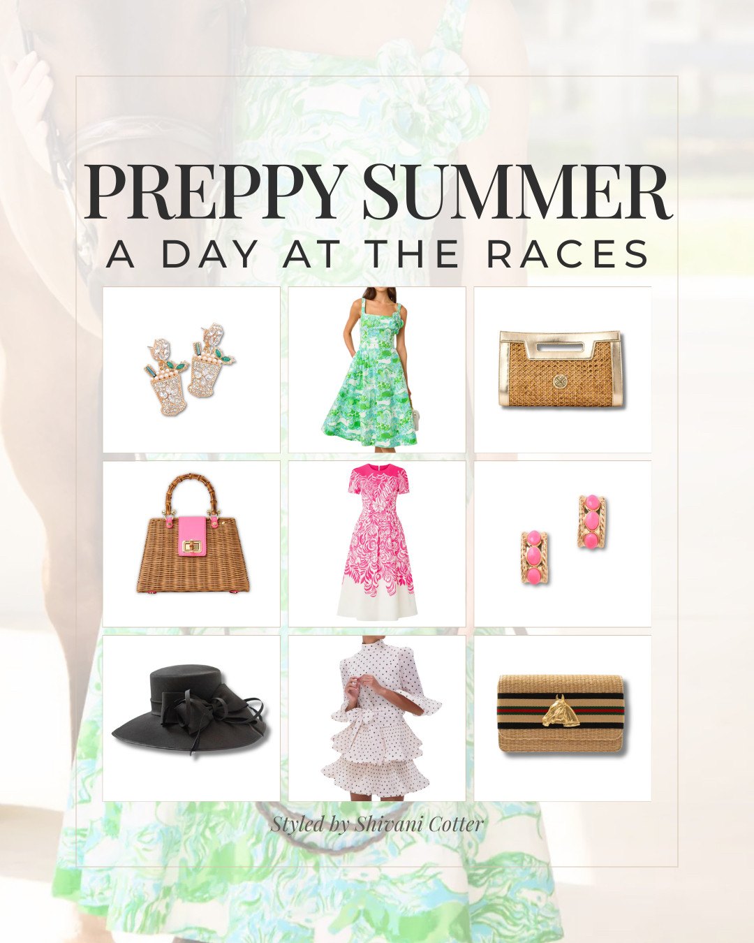 Preppy Summer Style Ideas for a Day at the Races
A day at the races that calls for the prettiest summer dresses, statement earrings, and a classic straw bag. I pulled together a few my favorite race day outfits.
From breezy floral dresses, wicker handbags, and bold earrings, to hats that finish the outfits. Whether you’re heading to the horse races, the Kentucky Derby, a garden party, or a summer wedding, these pieces give that timeless Southern summer style that always feels right.

Race day outfits | Kentucky Derby outfit ideas | preppy summer dresses | garden party outfit ideas | southern summer style | straw handbag outfit | summer event fashion | horse races outfit ideas 
#derbyoutfits #southernstyle #summerdresses  

 #LTKootd
