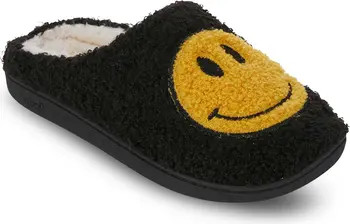 FLOOPI Smiley Faux Shearling Slipper | Nordstromrack | Nordstrom Rack