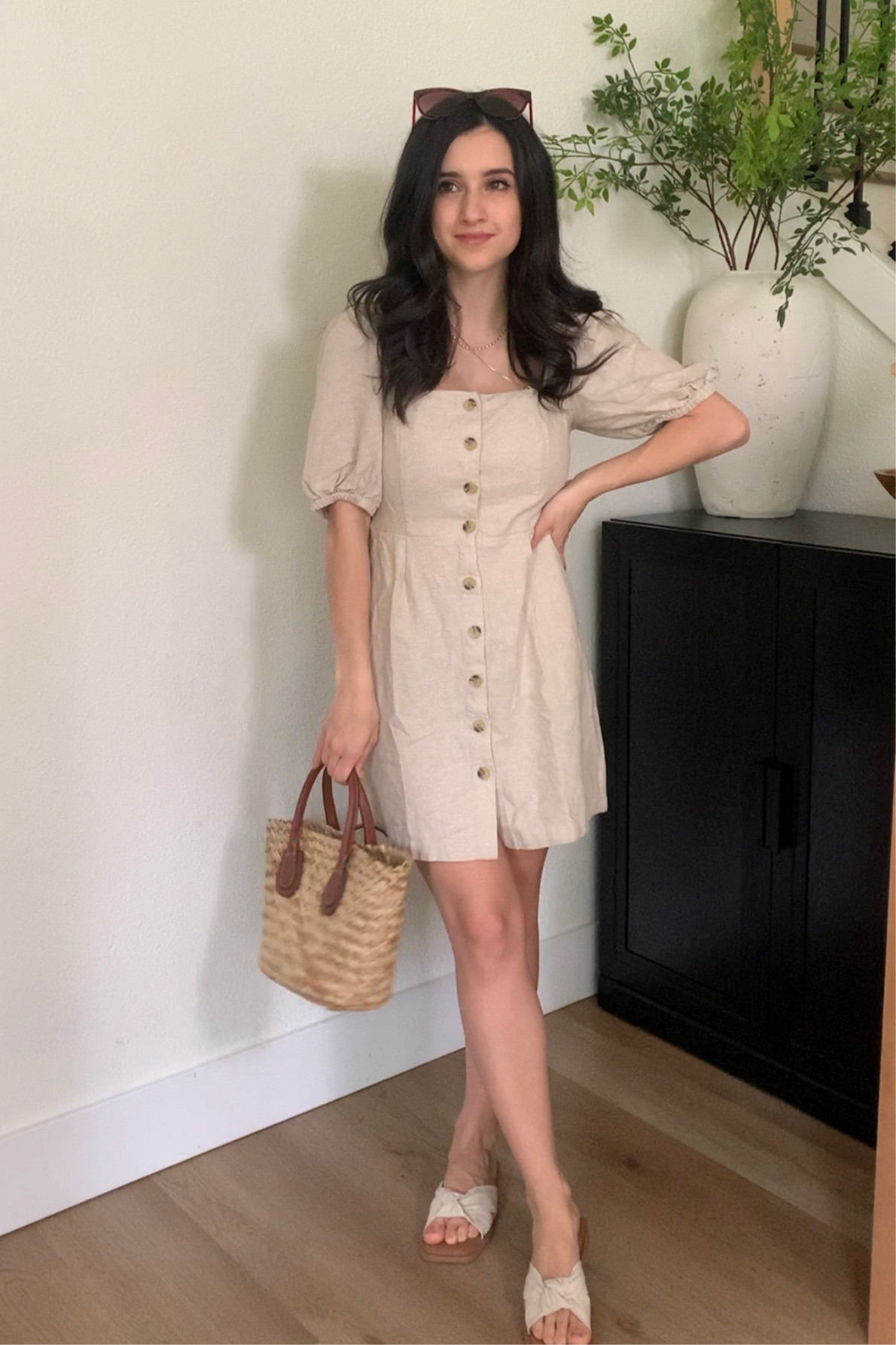 Old navy dress that looks and feels soooooo expensive!!! Wearing XS petite and the shoes are amazon!!! Budget friendly but amazing quality and look so nice! 😍

#LTKfindsunder100 #LTKfindsunder50 #LTKsalealert