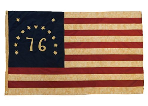 Founding Fathers Flags - 76 Bennington Vintage Flag 4x6ft Oxford Polyester Embroidered Flag | Amazon (US)