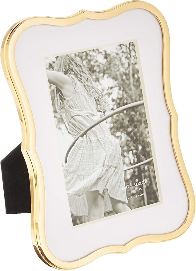Kate Spade Crown Point Gold 4" x 6" Frame, 1.25 LB, Metallic | Amazon (US)