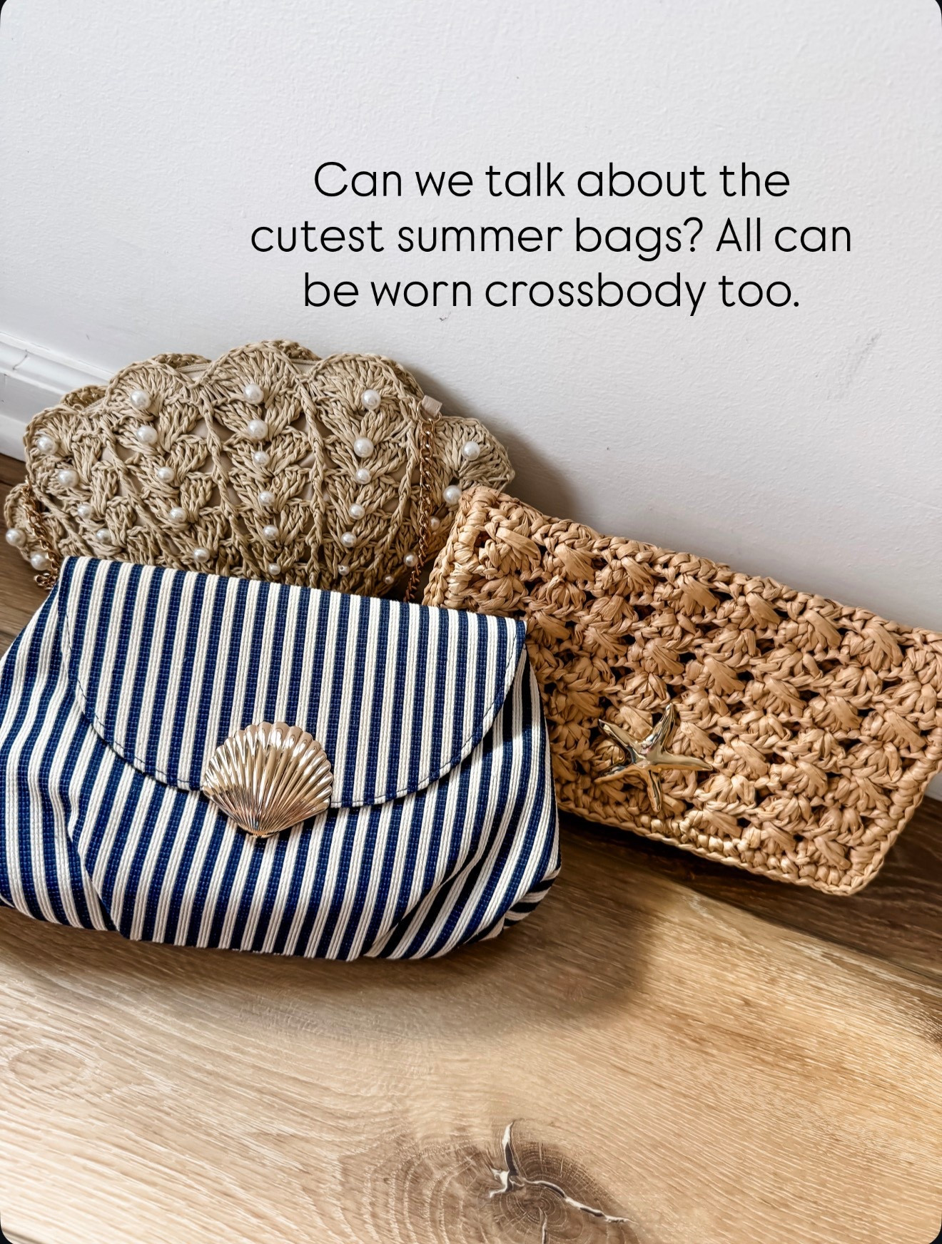 Summer bags, straw bag, Crossbody bag