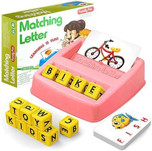 HahaGift Educational Toys for 2-5 Year Old Girl Gifts, Matching Letter Learning Games Activities,... | Amazon (US)