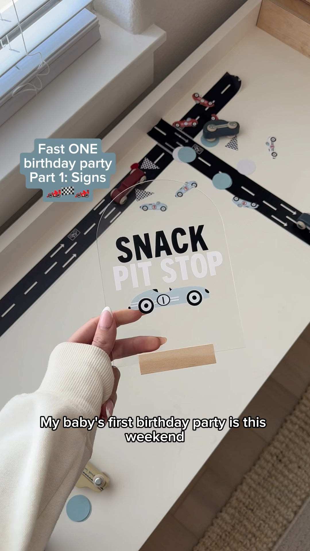 For my baby’s first birthday we are doing a race car theme! We will be celebrating his birthday party this weekend and everything turned out so cute! I can’t wait to share all of the party details with you :-)

 Here is what I did for his signs! I used my cricket to make these, but you could easily make them with pre bought stickers instead!

| First birthday, birthday decor, boy birthday party, race car theme birthday, goody bags, party decor |

#firstbirthday #firstbirthdayideas #firstbirthdayparty #babybirthday #toddlerbirthday #birthdayparty #birthdaytheme #racecarbirthday #kidsbirthdayparty #kidpartytheme #boypartyideas 

#LTKfamily #LTKbaby #LTKkids