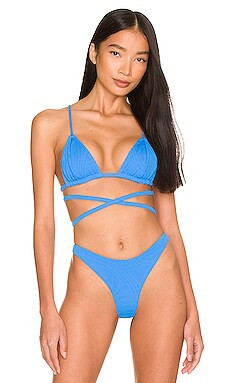 F E L L A Akira Bikini Top in Azure from Revolve.com | Revolve Clothing (Global)
