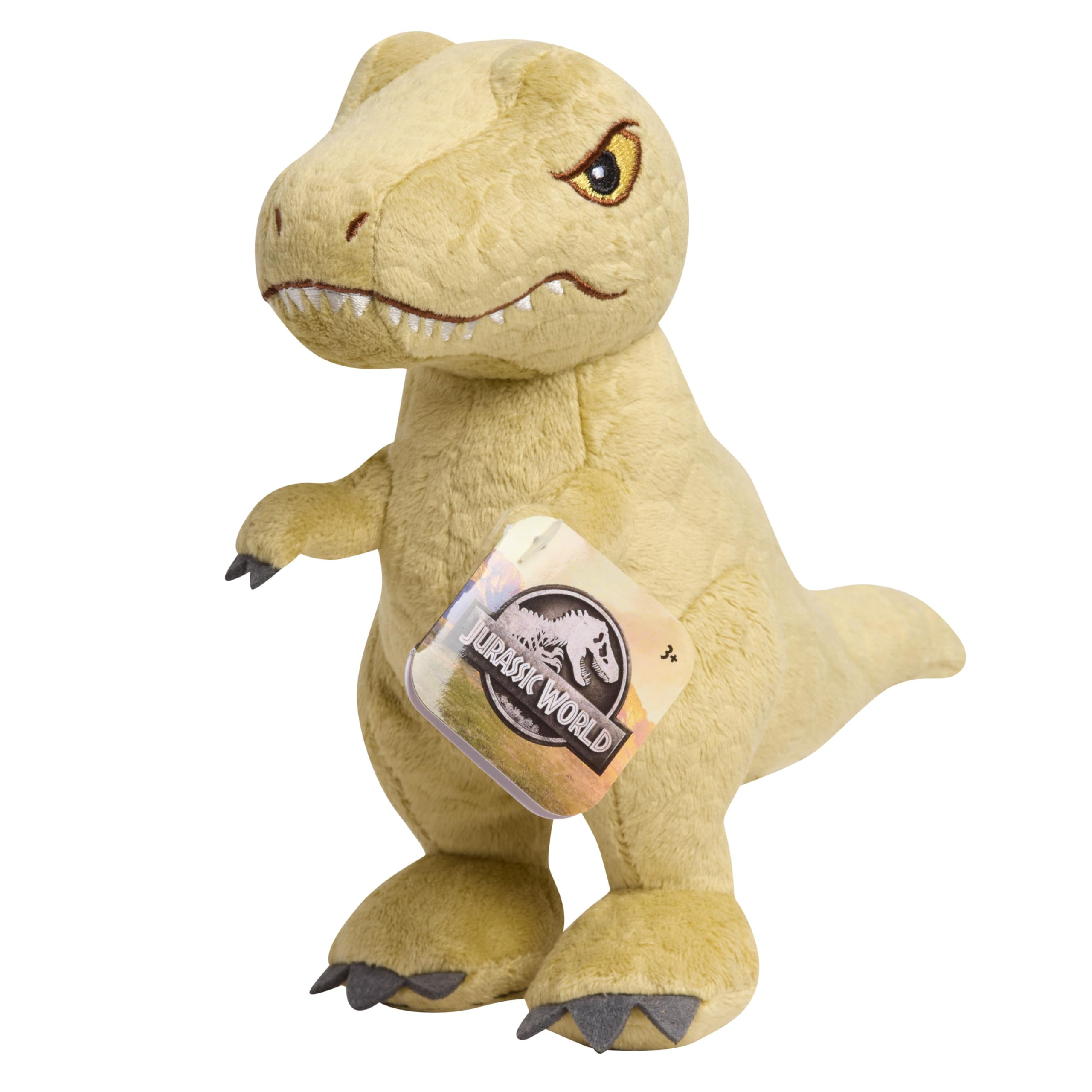 Just Play Jurassic World T-Rex 7-inch Small Plush Dinosaur, Stuffed Animal, Kids Toys for Ages 3 ... | Amazon (US)