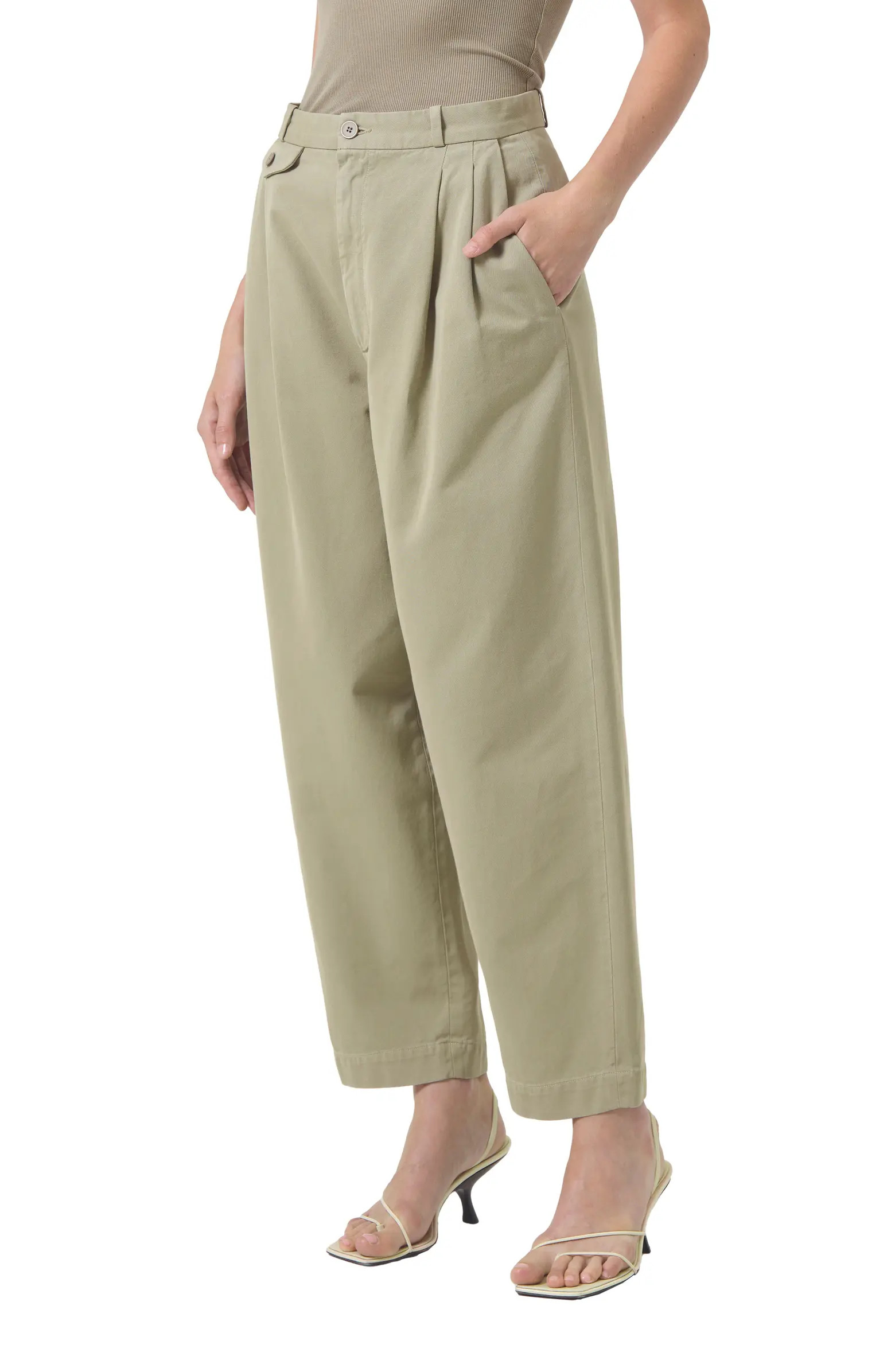 Becker Cotton Barrel Leg Chinos | Nordstrom