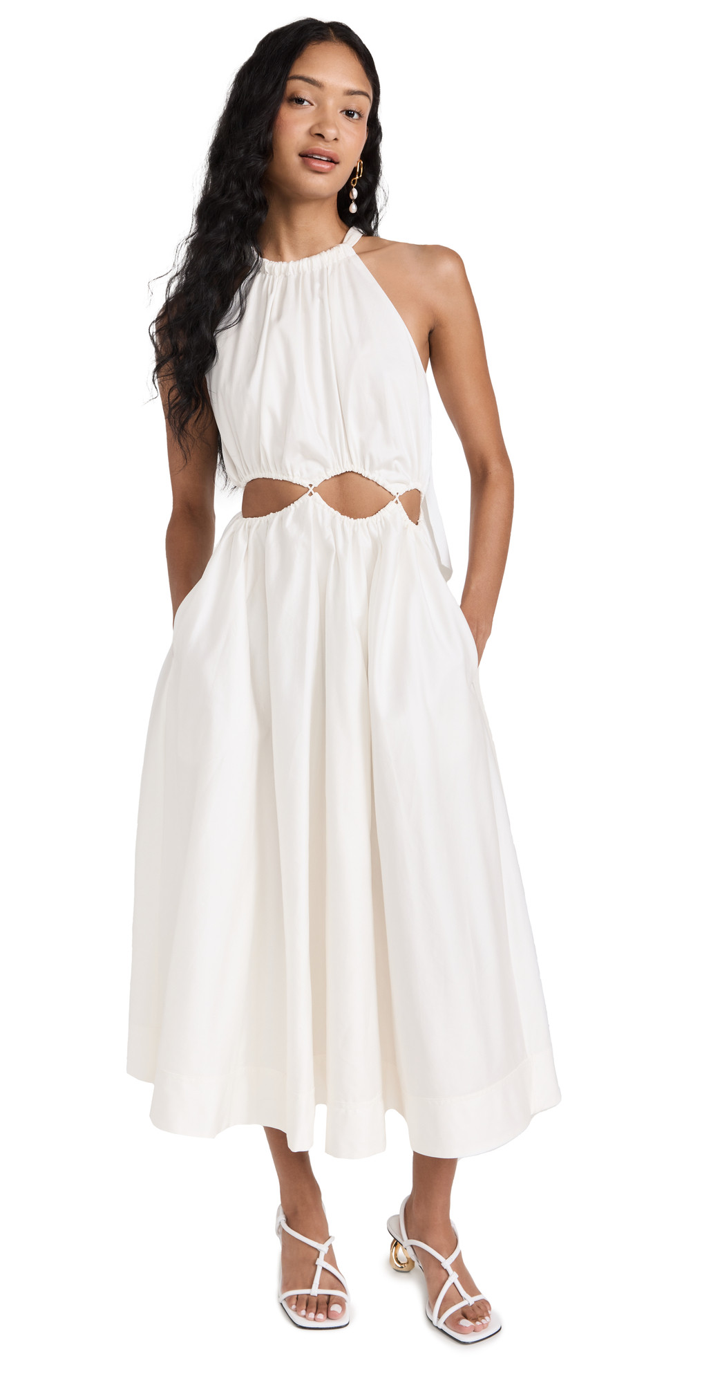 Aje Henriette Tie Strap Midi Dress | Shopbop