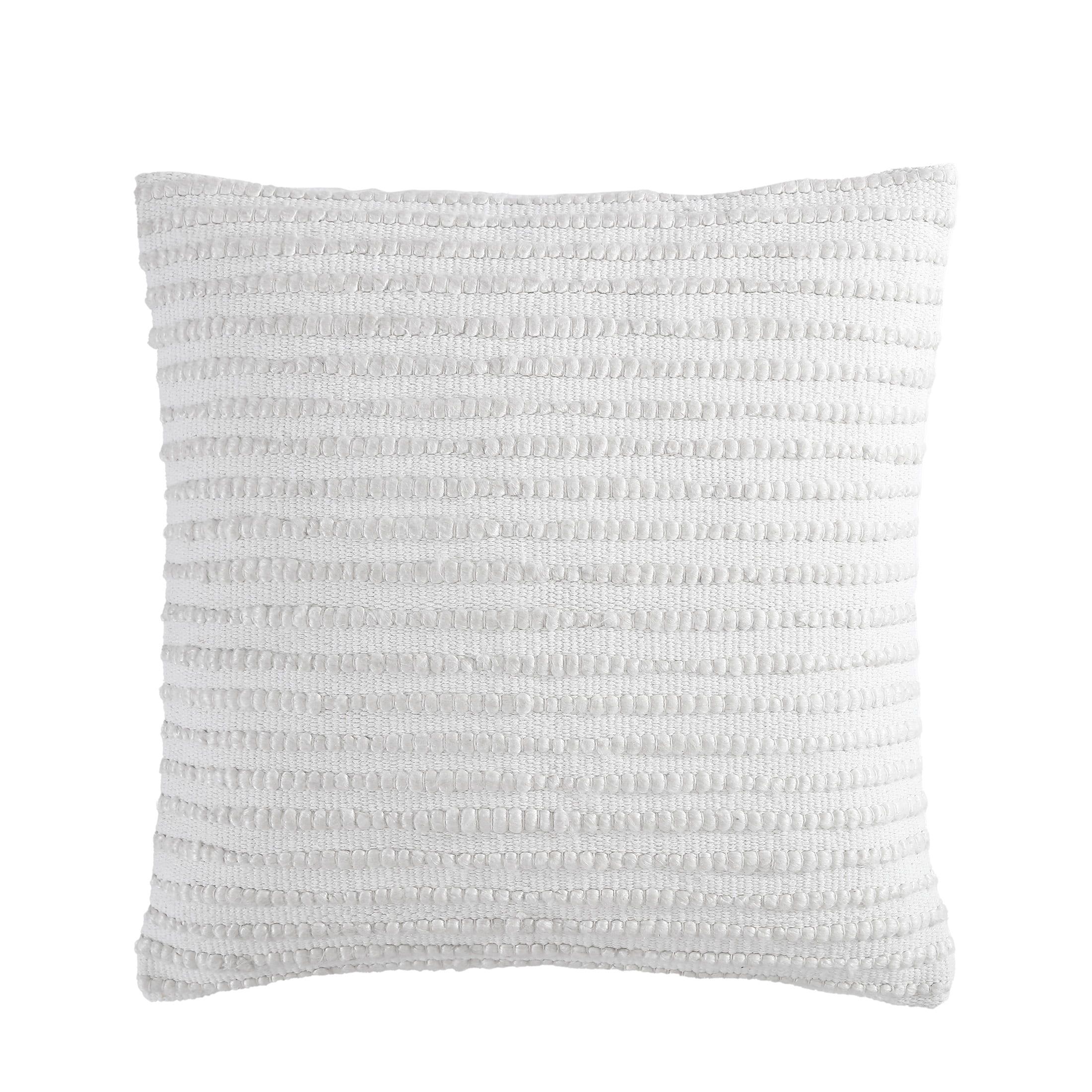 Home Décor Collection, Sia Ivory Texture Pillow, Ivory, 22"x22", Square, 1 Pack | Walmart (US)