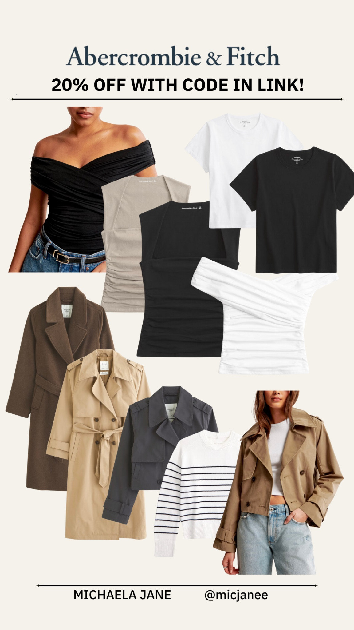 I wear my true size in Abercrombie !  
CODE : AFLTK 


#LTKFallSale #LTKSeasonal #LTKFindsUnder100
