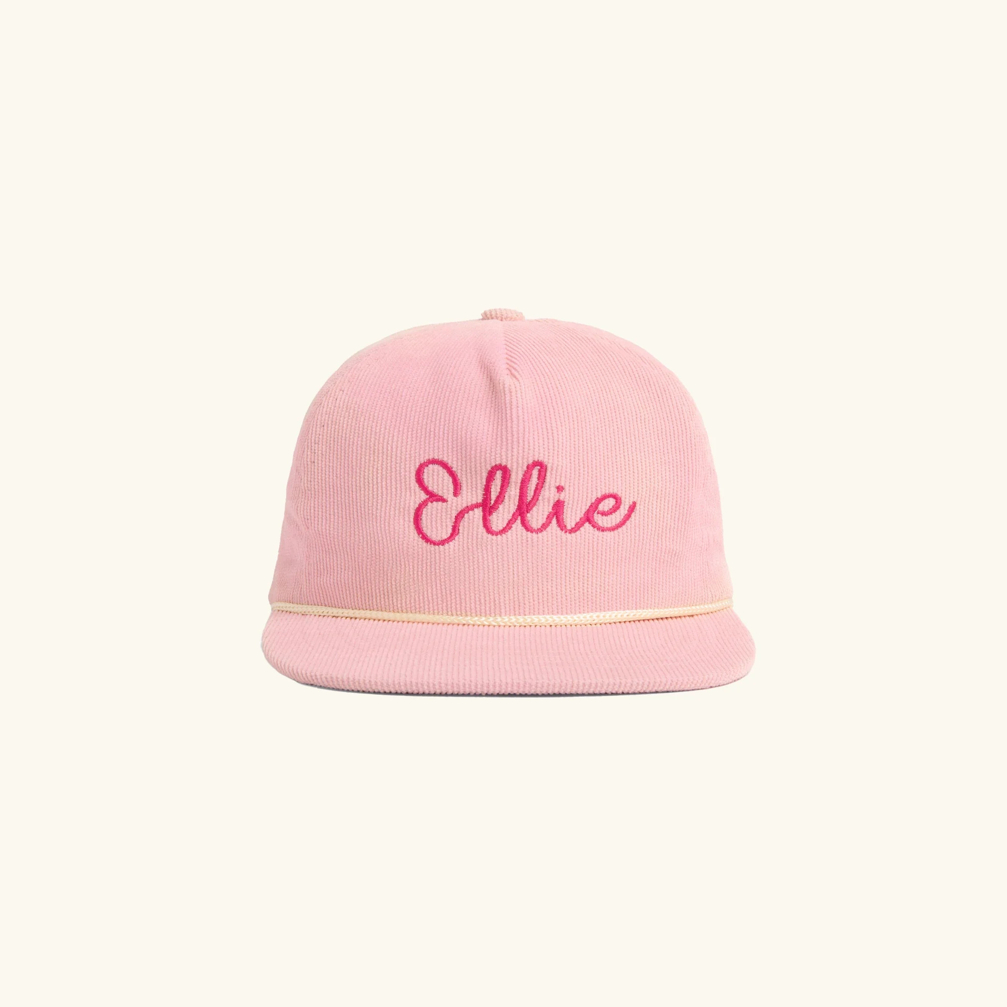 Pink Corduroy Rope Hat | Lemoine