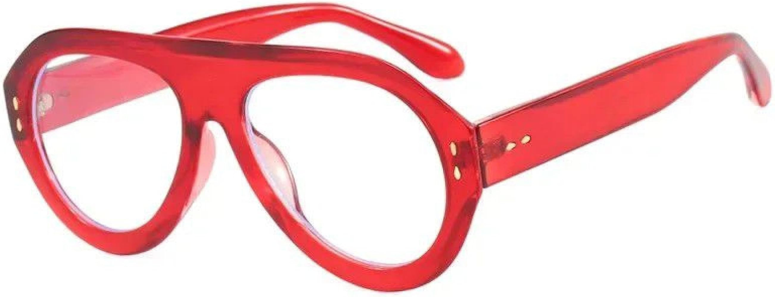 Fashion Oversized One Piece Men Frame Colorful Mirror Sunglasses for Women Luxury Rivets Uv400 | Amazon (US)