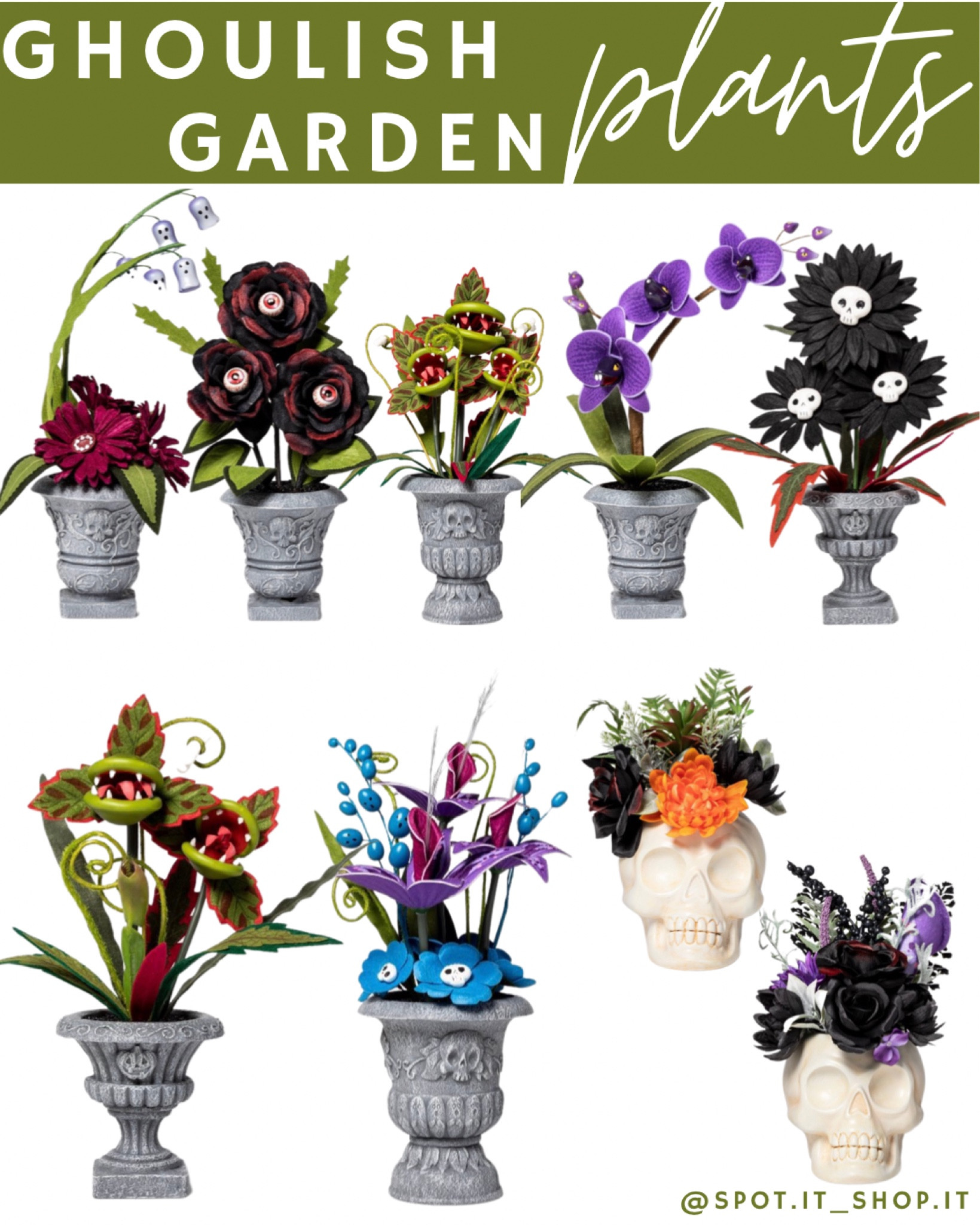NEW Spooky Ghoulish Garden Artificial Plants 🪴 

Halloween / Home Decor / Plants / Fake plants / Spooky 

#LTKhome #LTKunder50 #LTKSeasonal